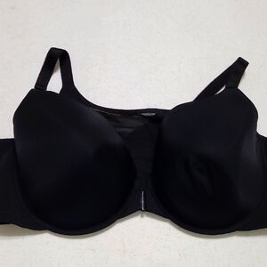 Torrid Black Front Closure Plunge Underwire Bra with Adjustable Straps size42DDD